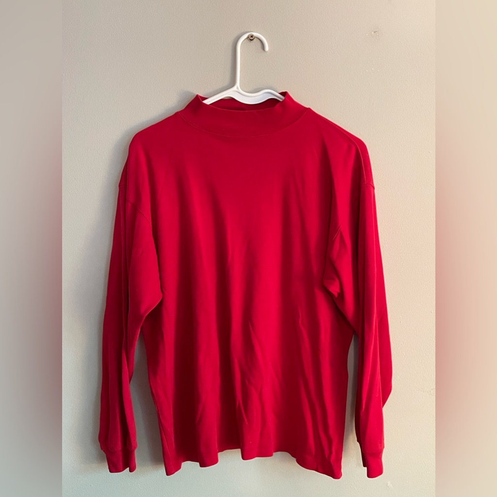 Red No Brand Turtleneck